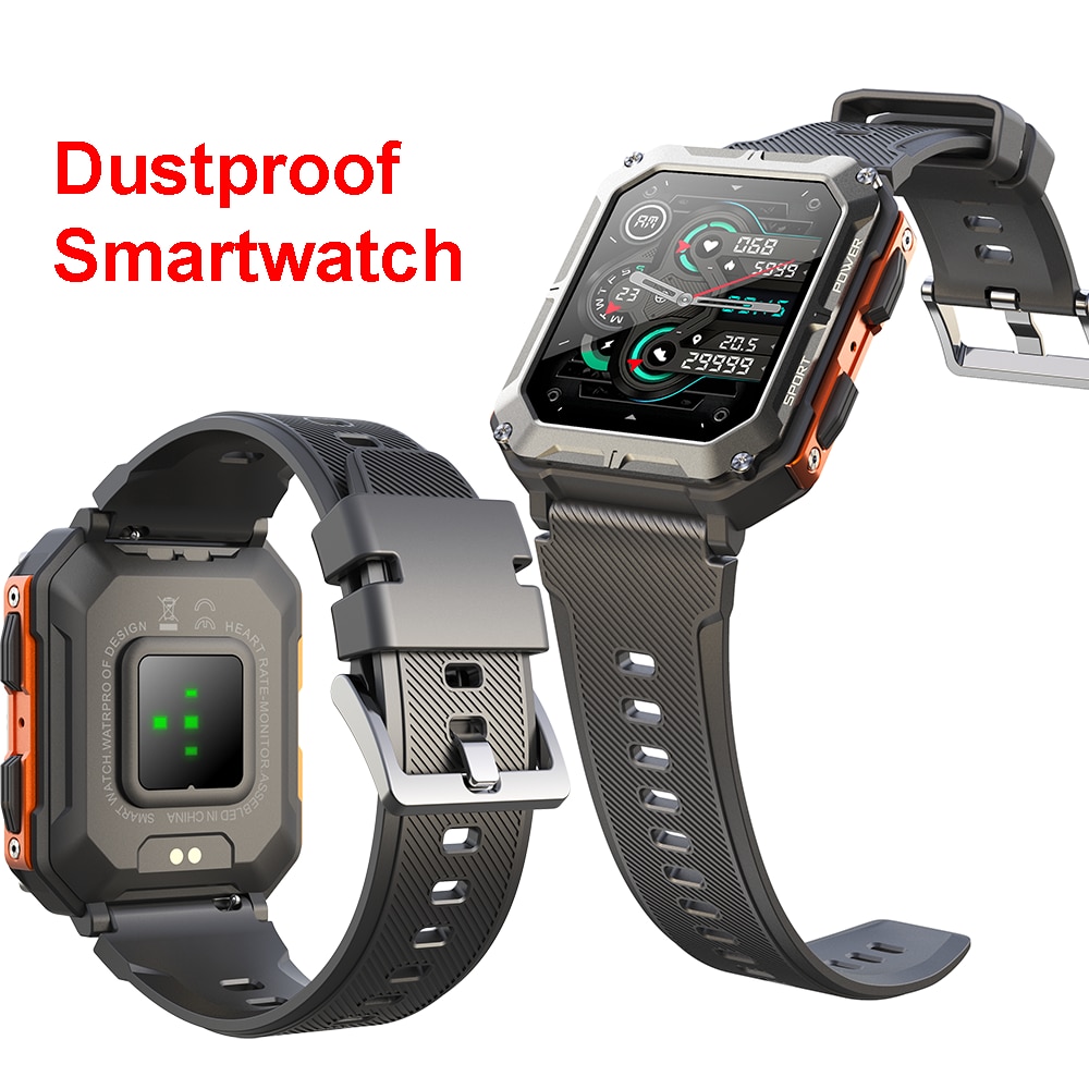 LEMFO Ʈ ġ  C20Pro  Smartwatch IP68   ȭ 380mAh  123   2023 1.83 ġ